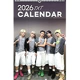 TXT グッズ 大判 壁掛け カレンダー 2026年 (令和8年) + カレンダー ステッカーセット