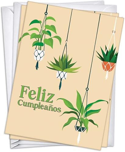 Miniatura 6 de Wright Home - Juego de 3 tarjetas de cumpleaños en español con sobres, feliz cumpleaños en español, tarjetas de cumpleaños en español para él y