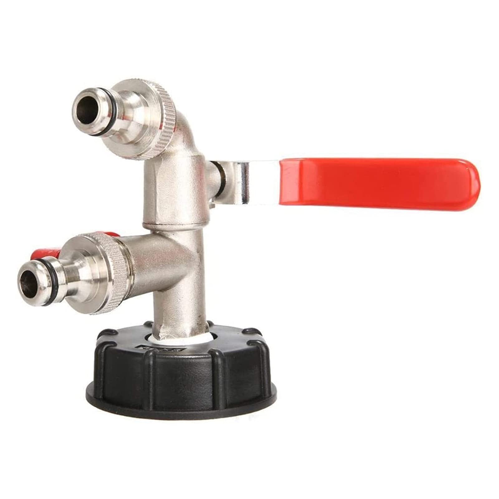 Rmzjovhow One Color Drip Irrigation Fittings Ibc Water Tank Double Faucet Connector 1000 Liters Home Garden Faucet Rainwater Tank Suitable For Home Garden Water Connector Plumbing Fittings