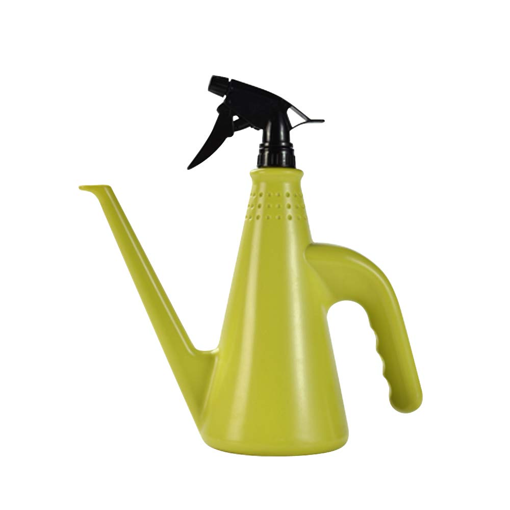 Layboo Watering Can and Spray Dual-use Watering Can for Indoor Plants Thickening PP Watering Sprayer Bottle (green)