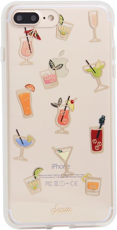 iPhone 8 PLUS / iPhone 7 PLUS, Sonix HAPPY HOUR Cell Phone Case - Military Drop Test Certified - Retail Packaging - SONIX Clear Case Series for Apple (5.5") iPhone 7 PLUS, iPhone 8 PLUS