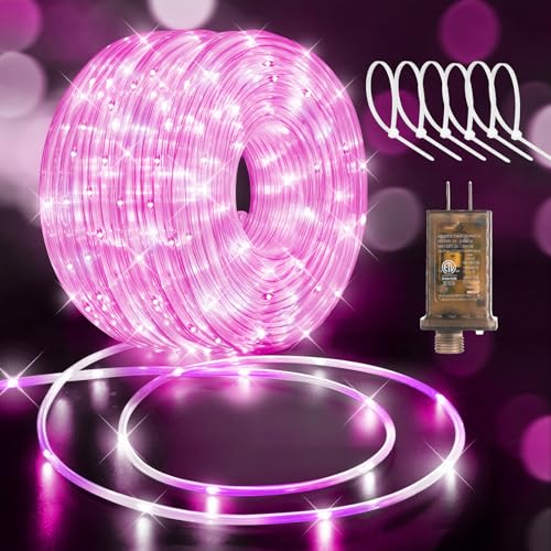 Image of Hezbjiti LED Rope Lights 394FT Waterproof Rope Light 1200 LED Flexible Tube Lights Plug in with 8 Modes for Garden Patio Bedroom Party Indoor Outdoor Decorations