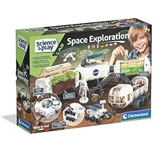 Clementoni - Science & Play-NASA Space Exploration-Scientific Game 7 Years Italian, English, French, German, Spanish, Dutch and Polish, Made in Italy, Multicoloured, 11.2 x 42.5 x 31.1, 19312