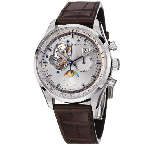 Zenith Chronomaster Open Grande Date Moonphase Mens Automatic Watch 03.2160.4047/01.C713