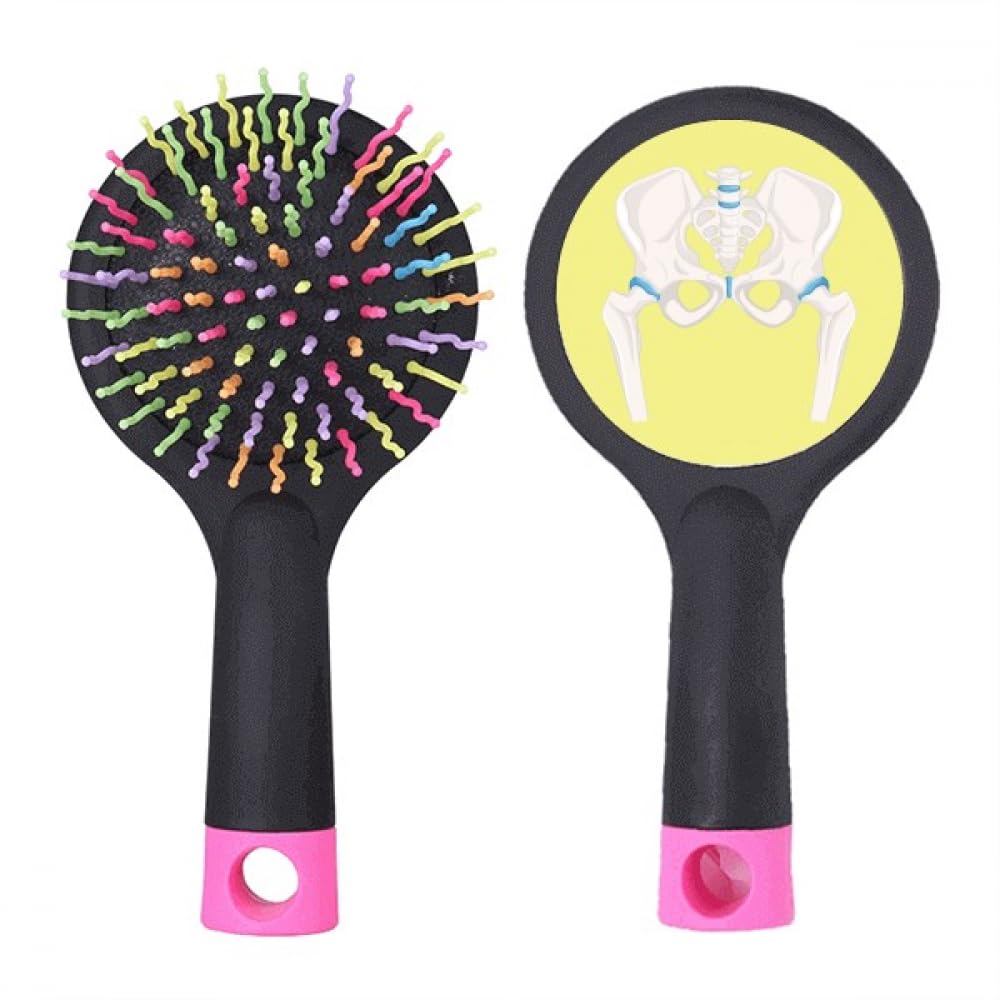 Brosse à cheveux démêlante brosse pneumatique de salon avec coussin
