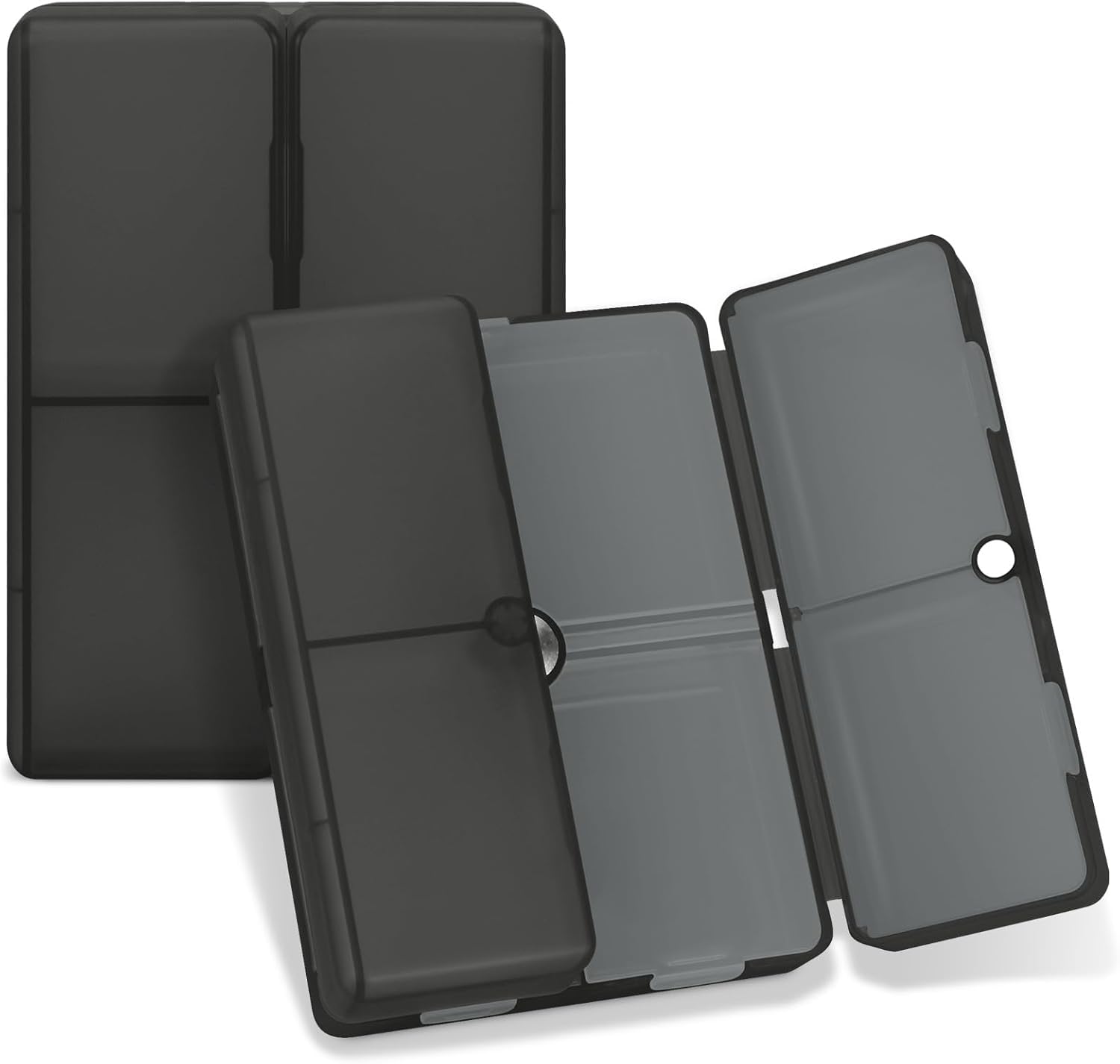 Prplet Tablets Pill Medicine Organizer Box – 7 Compartment Daily Storage Case for Vitamins, Supplements, Medication – Compact Travel Pill Container (Black)-image-13