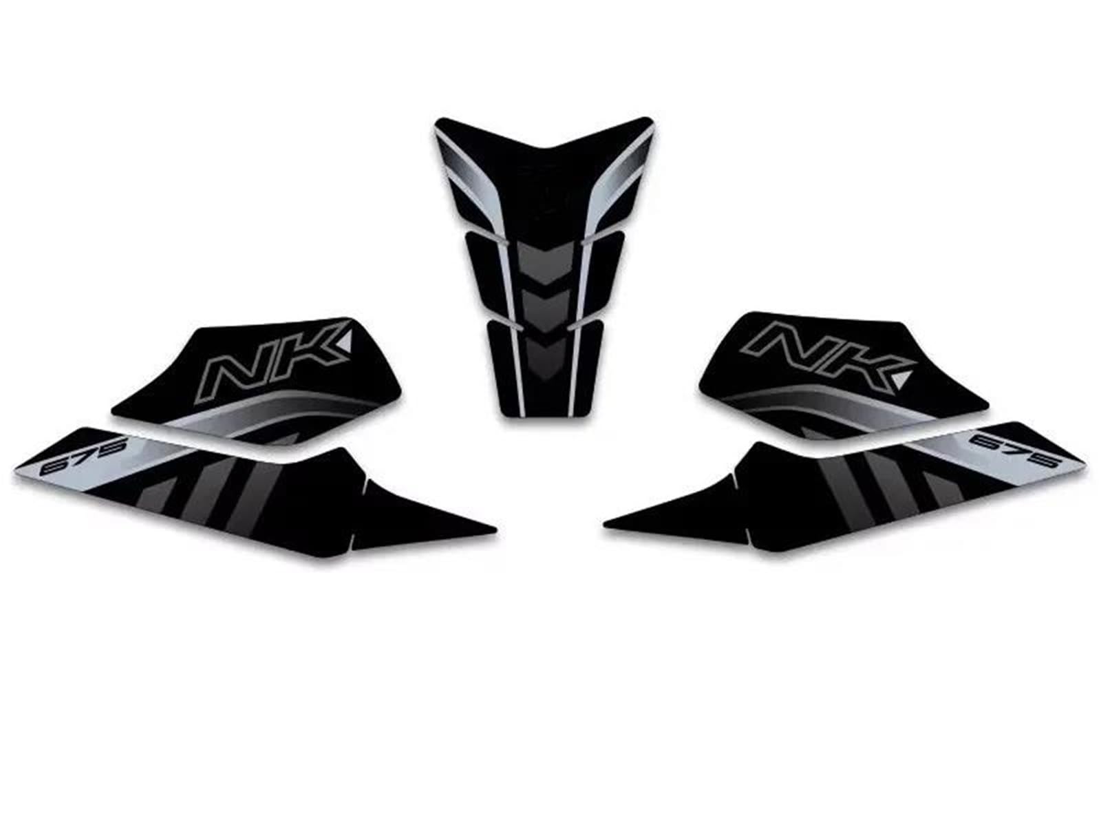 Motorcycle Body Fairing Sticker Tank Pads Gas Knee Grip Traction Protector for CFMOTO 675NK Tank Graphic(Color2)