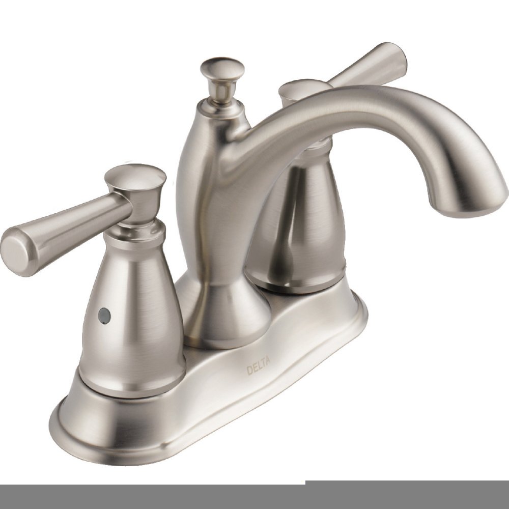 Delta Faucet Linden Centerset Bathroom Faucet Brushed Nickel 