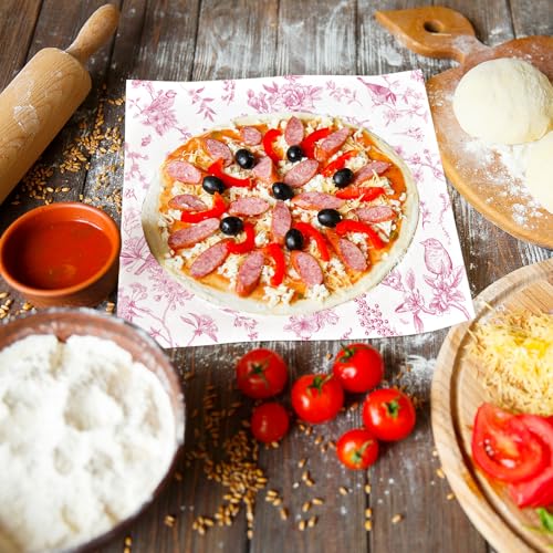 Hojas de papel encerado impermeable con diseño de pájaros de cocina 4