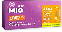 Absorvente Interno Mió Super Fluxo Intenso 16 Unidades