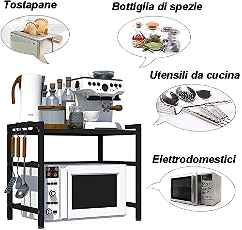 Support extensible pour four à micro-ondes, la solution pour gagner de la place en cuisine - 5