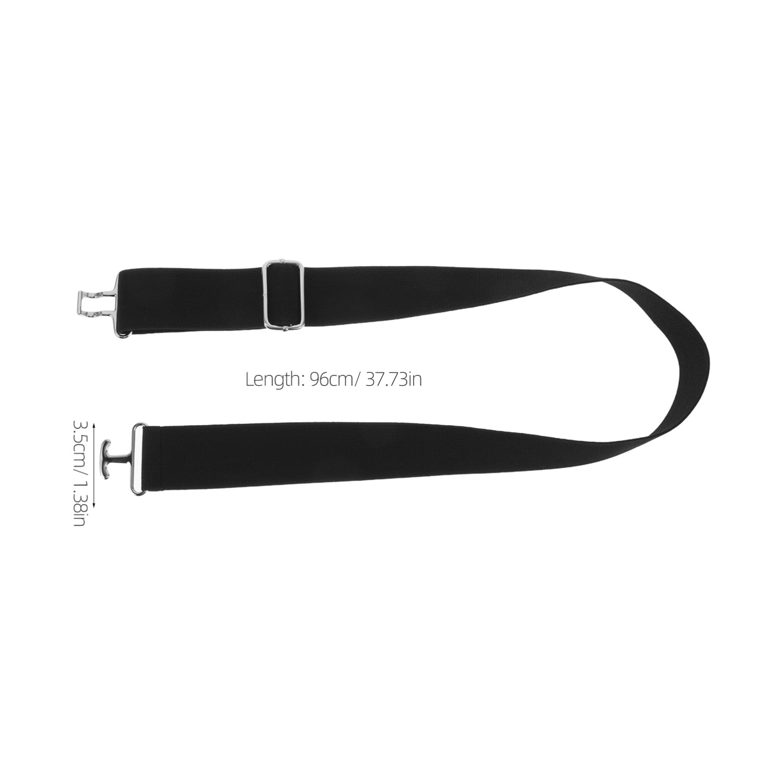 BESTonZON Riding Belt Elastic Horse Girth with Buckle Fashionable and Comfortable for Horseback Riding Black