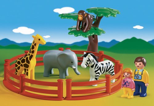 Preisvergleich Produktbild PLAYMOBIL® 6742 - 1.2.3 - Tierparkspaß