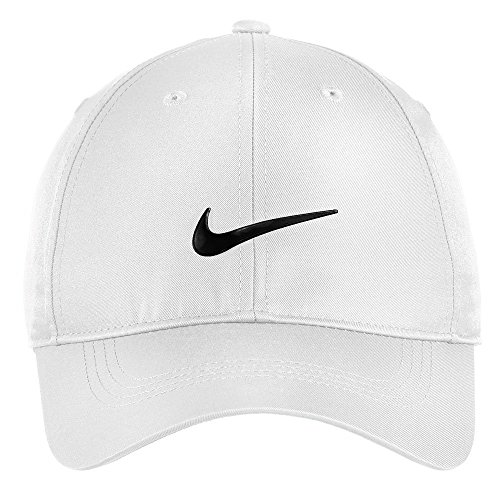 Nike Golf Dri-Fit Swoosh Front Cap White/Black
