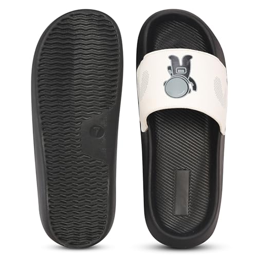 Image of PERY-PAO Sliders for Men | Lightweight EVA Sole & Comfortable Slippers | Flip-Flops & Chappals for Everyday Use