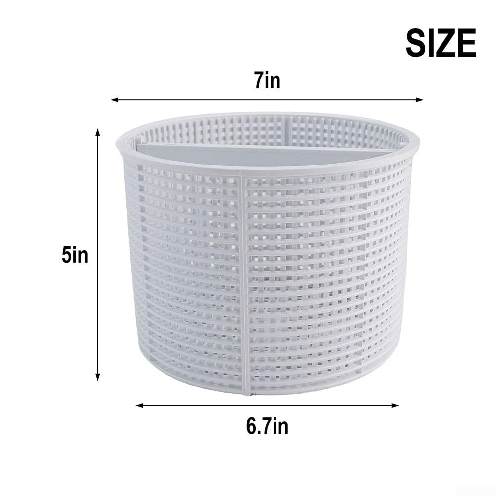 para vacío y Cesta Skimmer para Piscina para vacío y Cesta(white) | Compatible para hayward para pentair, para ajuste perfecto SPX1082CA, placa para vacío incluida, mantenimiento fácil