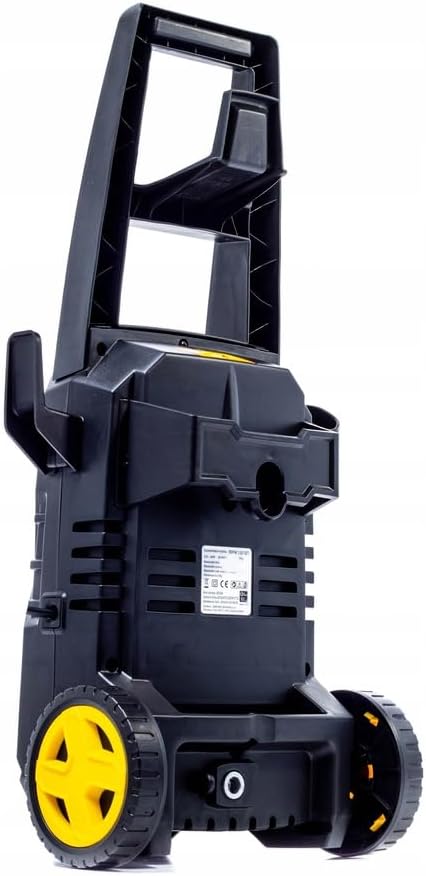 Rear view of the RIWALL PRO REPW 120 SET pressure washer showing the water inlet