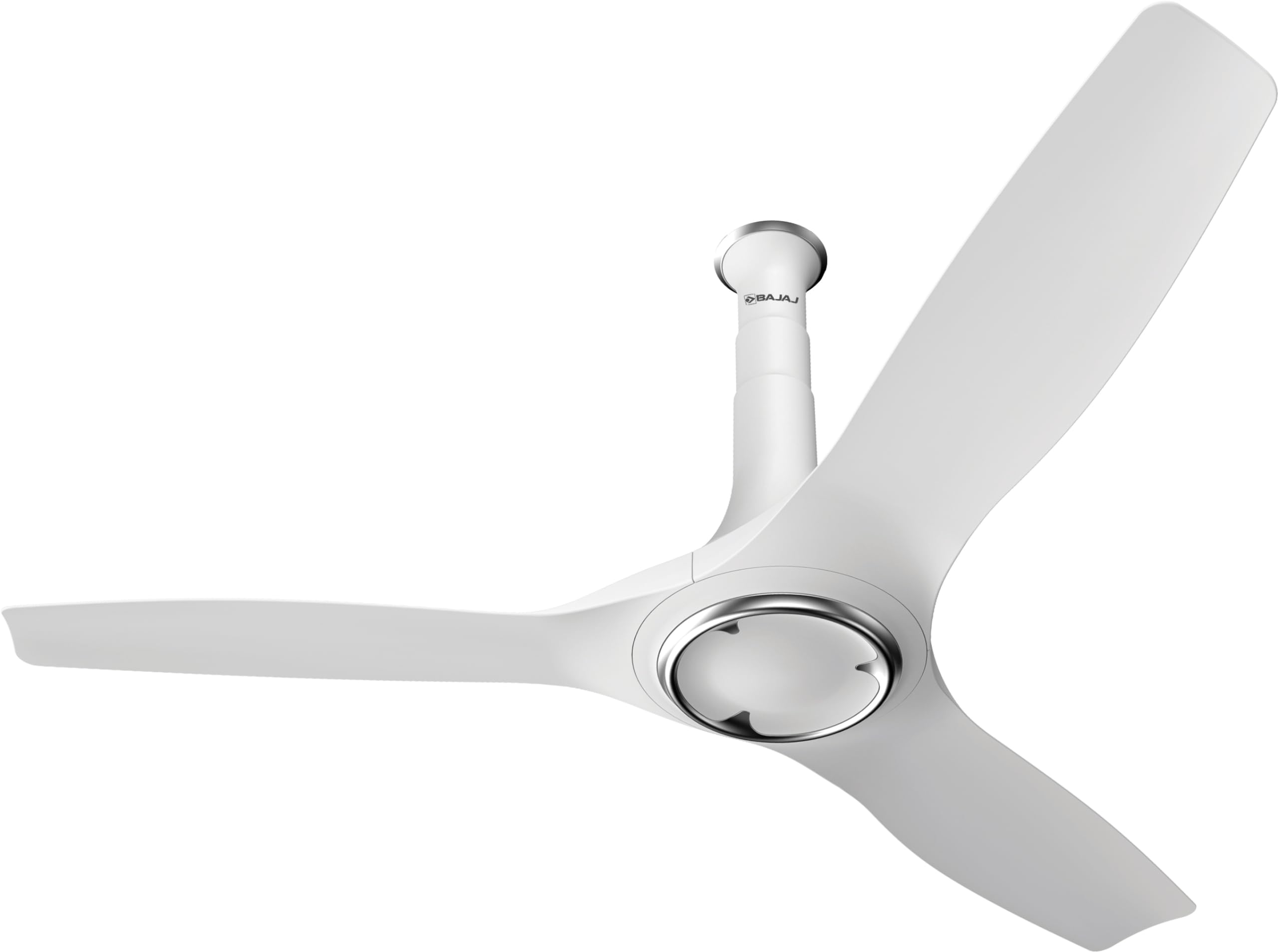 Bajaj Arioso 12DC5R 1200MM Silent Abs BLDC Ceiling Fan For Home | 5 Starrated Energy Efficient | Remote Control | High Air Delivery, Silent Operation | Unique Adjustable Canopy 【White & Chrome】-image-5