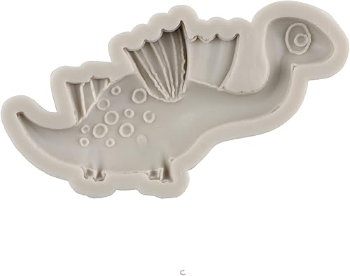 Miniatura 7 de Sijiangmold Moldes de silicona para fondant de dinosaurio para decoración de pasteles de dinosaurios, chocolate y dulces, decoración de cupcakes,