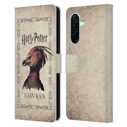 Coque Samsung Galaxy A26 5G Harry Potter étui portefeuille cuir Phoenix