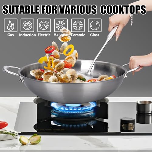 Set de 2 Piezas Wok Titanio 14 pulg y Sartén 10 pulg miniatura 5