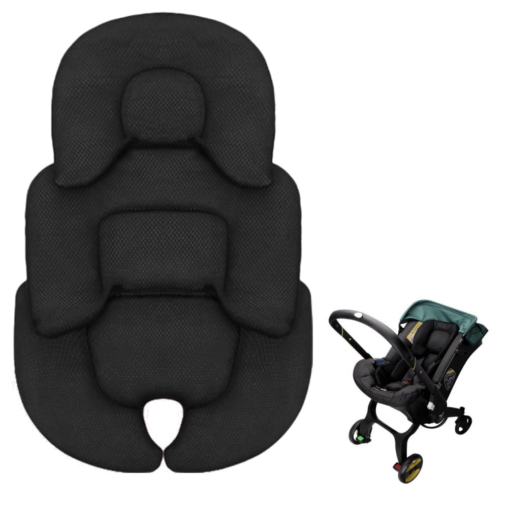 Riduttore per ovetto, seggiolino per neonato, cuscino per seggiolino auto, cuscino per neonato, cuscino per seggiolino auto, cuscino morbido per ovetto, colore nero