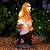 VChymm Solar Garden Gnomes Outdoor Statues-11.8‘’Outdoor Garden Decor-LED Outdoor Decor Light-Unique Housewarming Gifts Yard Art Sculptures for Patio Lawn Ornaments