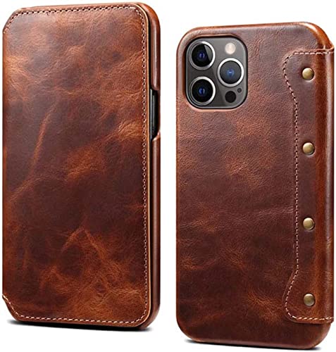 Étui cuir iPhone 14 Pro Max marron GUMMMY idéal pour voyager léger