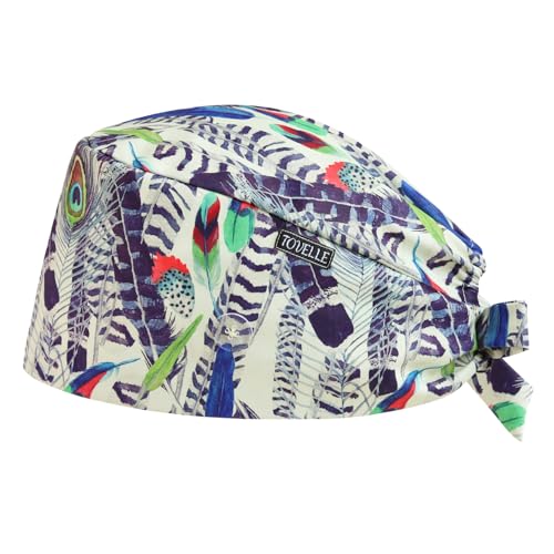 Image of Scrub Caps for Women with Buttons, Classic Surgical Caps