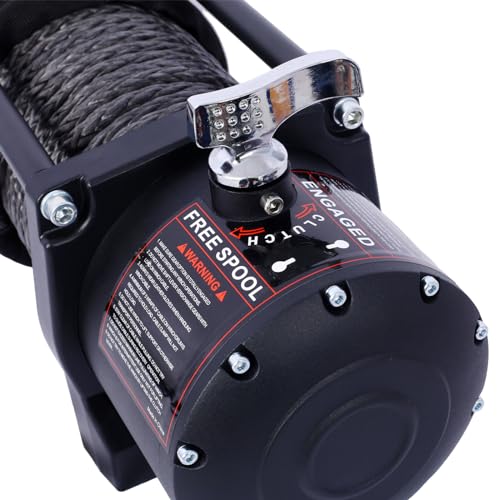 Cabrestante eléctrico Gecheer 13000 lb con control remoto inalámbrico miniatura 7