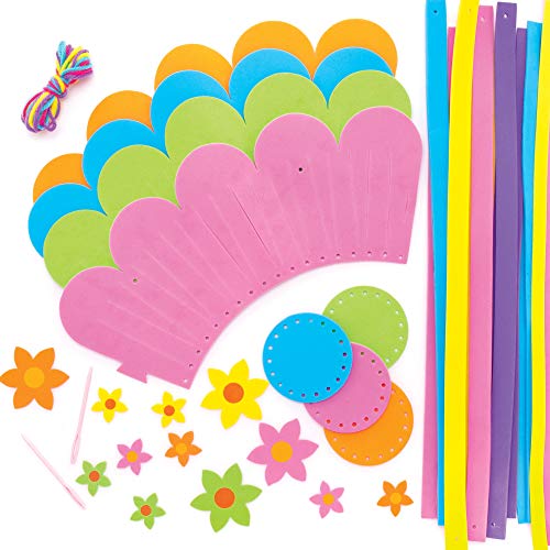 Baker-Ross-AT380-Flower-Basket-Weaving-Kits-Pack-of-4-Introductory-Sewing-for-Beginners-and-for-Kids-Arts-and-Crafts-Projects Baker-Ross-AT380-Flower-Basket-Weaving-Kits-Pack-of-4-Introductory-Sewing-for-Beginners-and-for-Kids-Arts-and-Crafts-Projects