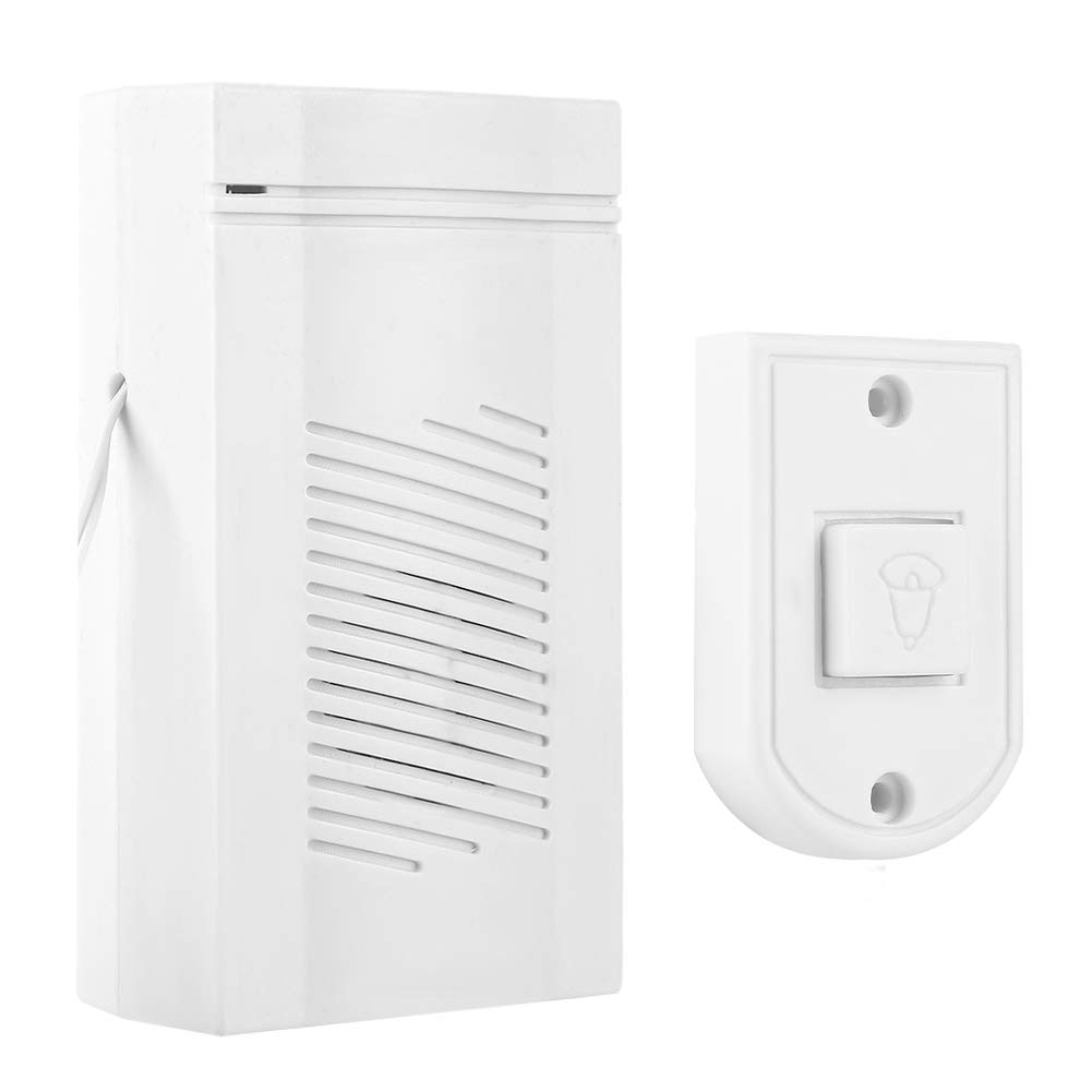 AkozonWired Doorbell, Chime Speaker Powered and Stability Power SavingWire Doorbell School Hospital Laboratory Ring Bell Home Security Durability Battery Operated Chime ABS Wall Mounted