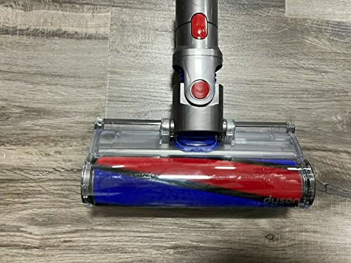 Dyson V8 Fluffy Cordless Stick Vacuum Cleaner: Bagless, HEPA Filter, Rotating Brushes, Telescopic Handle, Battery Operated, Portable, Up to 40 Min Runtime (Red)