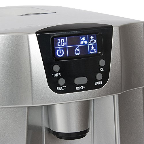 Gino Gelati GG-500 Water Digitaler Eiswürfelbereiter mit Eiswasserfunktion Eiswürfelmaschine – Bild 4