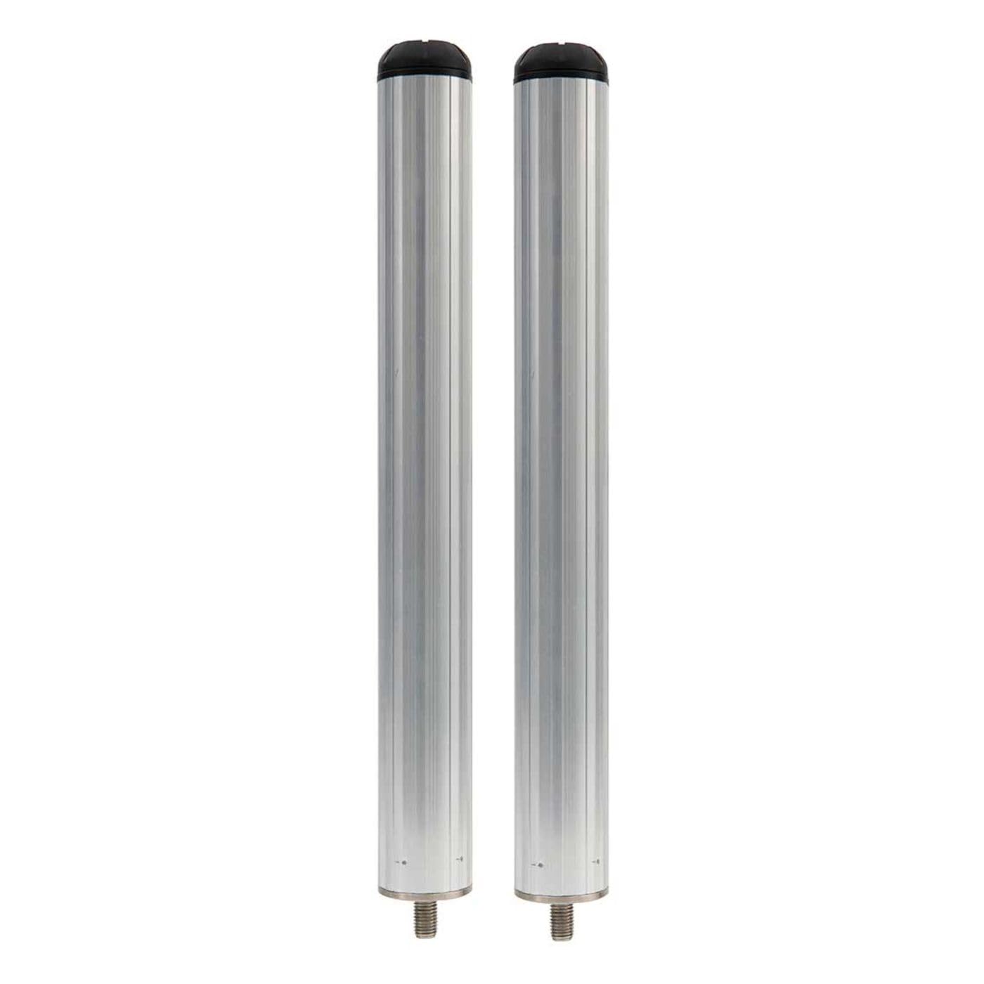 Matrix 36mm Dia Leg Extensions Pair Silver (x2): 300mm