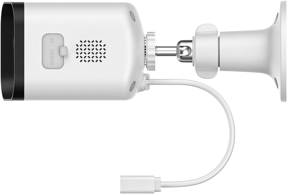 Spate și lateral view of ARENTI O3 camera showing ports