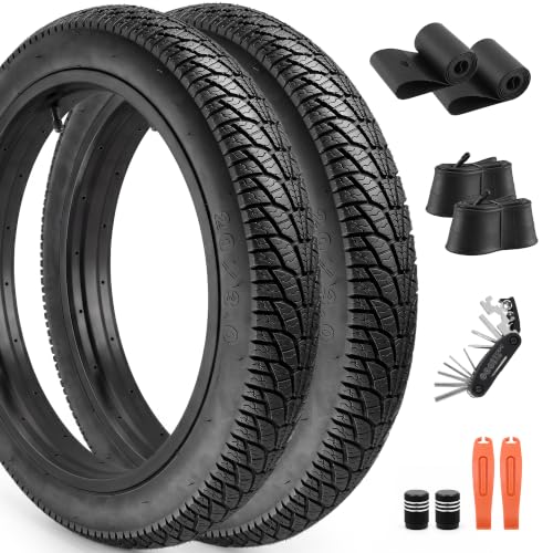 Qiuwoft 20x3 Fat Tire & Tube Set