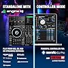 Denon DJ PRIME 4+ Standalone DJ Controller with Stem Separation on 4 Decks, Wi-Fi Streaming, Drop Sampler Mixer, 10.1" Touchscreen, Light Control