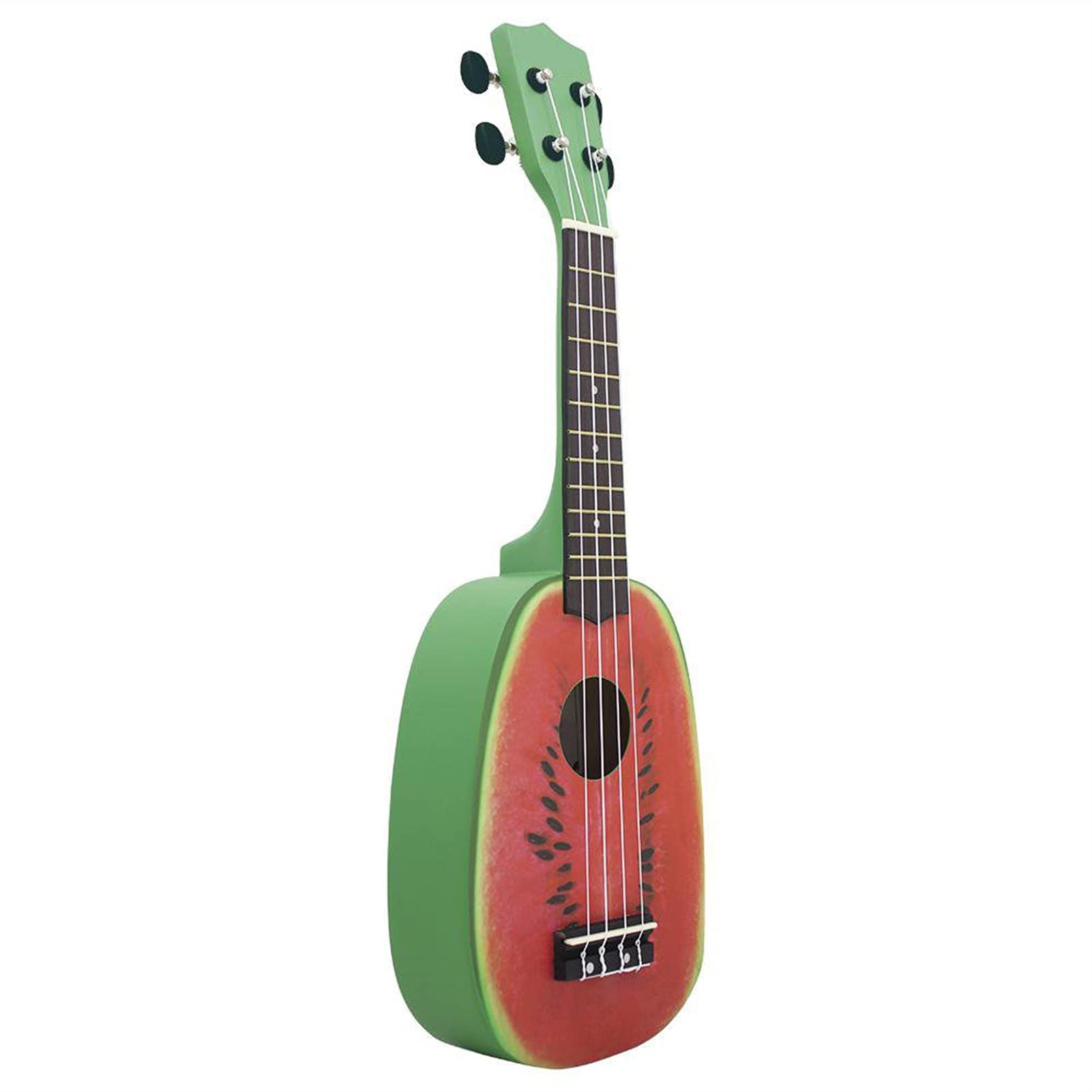 Ukulele koncertowe Początkujący Ukulele 21- calowy 12 Fret 4 String Basswood Ukulele Elektryczny Gitara Akustyczna Styl Watermelon Ukelele Do Muzycznego Miłośnika Instrument