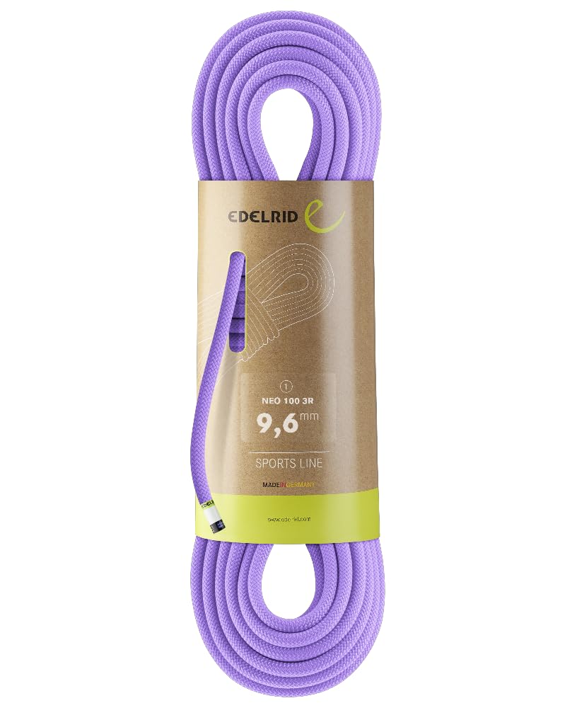 EDELRID Neo 100 3r 9,6mm, Corda da Arrampicata Unisex Adulto