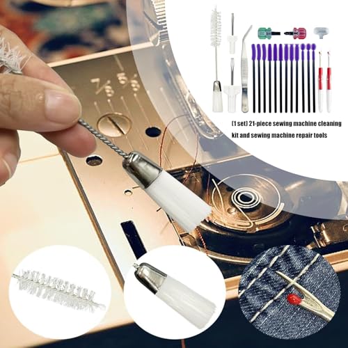 Kit de nettoyage pour machine à coudre pour réparer les sauts de points