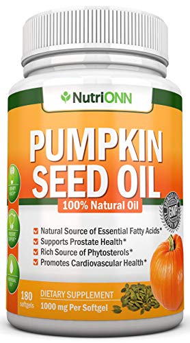 Nutrionn Pumpkin Seed Oil Softgels & Nutrionn Lycopene Capsules Combo - Targeted Support For Prostate & Urinary Health #TOP1