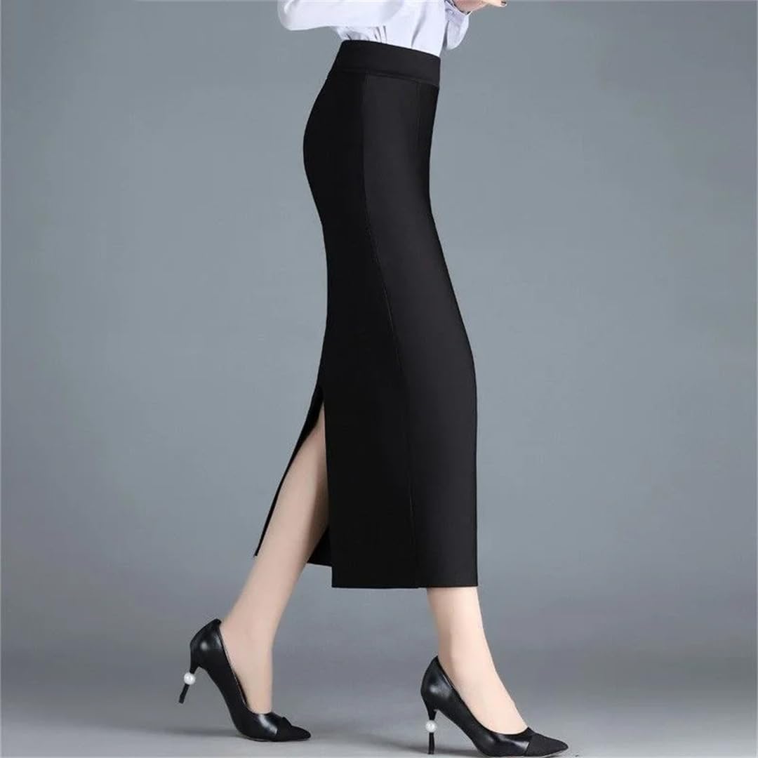 Gonne a matita tinta unita per donne ufficio business sottile gonne midi pacchetto sexy gonne hip