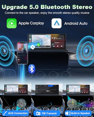 Pantalla Car Play coche de 11,3 pulgadas con Android Auto, doble GPS y manos libres Bluetooth 5