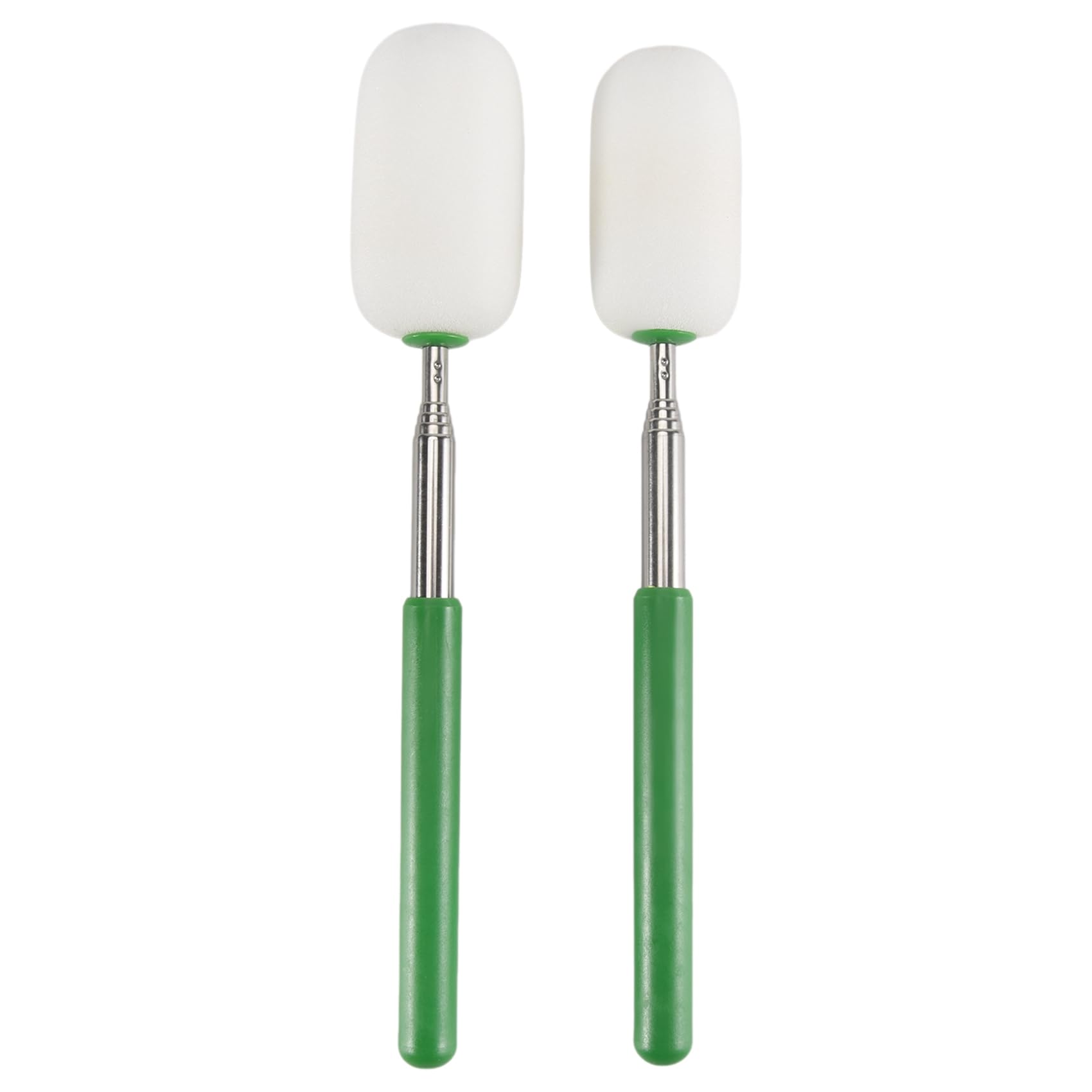 Kopinma 2Pieces Telescoping Sponge on Stick Pottery Sculpture Sponge Holder Ceramic Throwing Stick Pottery Trimming Tools