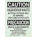 Brady 90514, Glow-In-The-Dark Safety Sign, (Pack of 5 pcs)