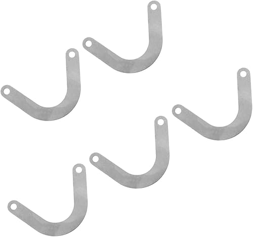 Miniatura 2 de 5 piezas de placa de válvula de metal en forma de U placa de válvula de compresor de aire accesorio de placa de válvula de cabeza de 2323in de ancho