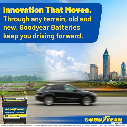 Goodyear 35-AGM BCI Group Size 35 12V 55 AH, 100RC, 650 CCA Platinum series Rechargeable AGM Maintenance Free Automotive Battery by Goodyear - Image 7
