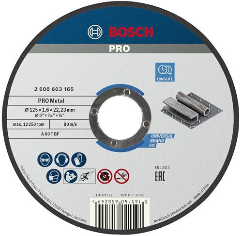 Bosch Professional 1x Standard Straight Cutting Disc for Metal (f...