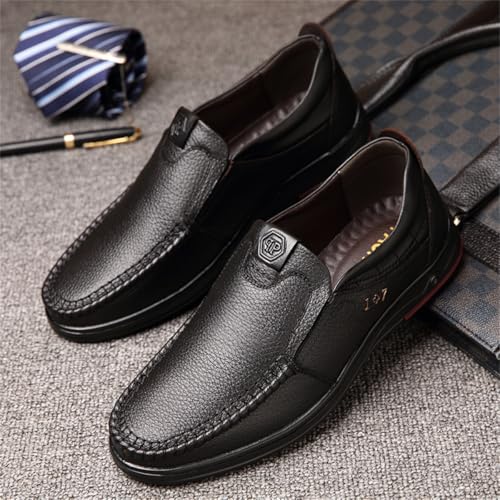 Veslesth Men Business Working Office Shoes Leather Walking Casual Driving Loafers Oxfords Male Luxury Party Fashion Formal Sneakers Comfort Dress Outdoor Working Walking4